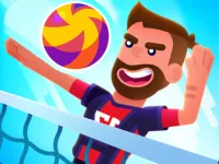 Monster Head Soccer Volleyball Game image